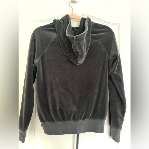 Juicy Couture Velour Tracksuit Jacket - Charcoal - Picture 2 of 2